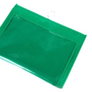 Double-sided transparent storage bag with hanger for backpacks and shoes