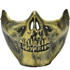 Skull skeleton half-masks for Halloween