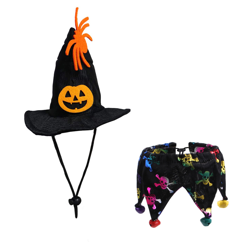 Halloween cat hat and scarf set