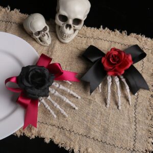 Halloween skeleton hair clip