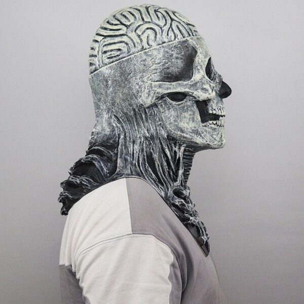 Halloween zombie demon full head skeleton mask