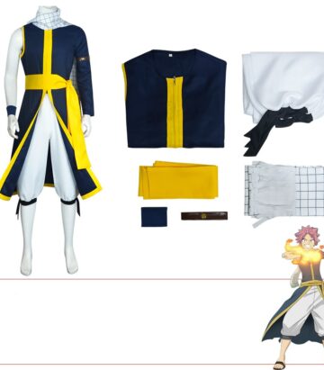 Fairy Tail Centennial Mission cosplay costume Naz Doragnol cosplay costume Fire King Naz - Naz Complete Set, M