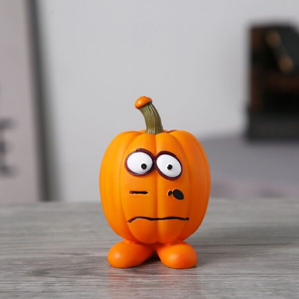 Cute resin table pumpkin figurine for Halloween