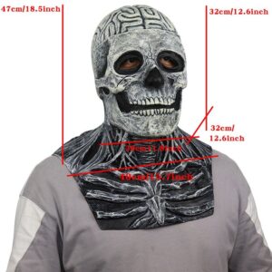 Halloween zombie demon full head skeleton mask